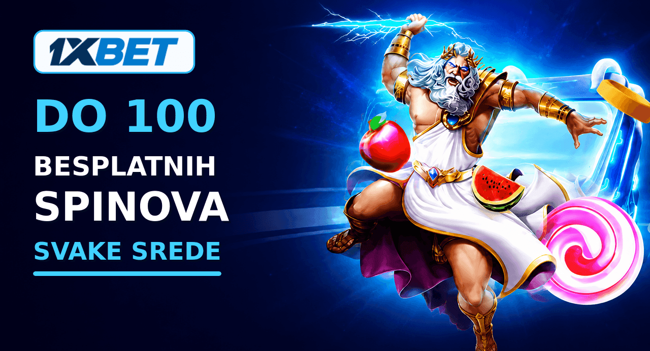 Do 100 besplatnih spinova
