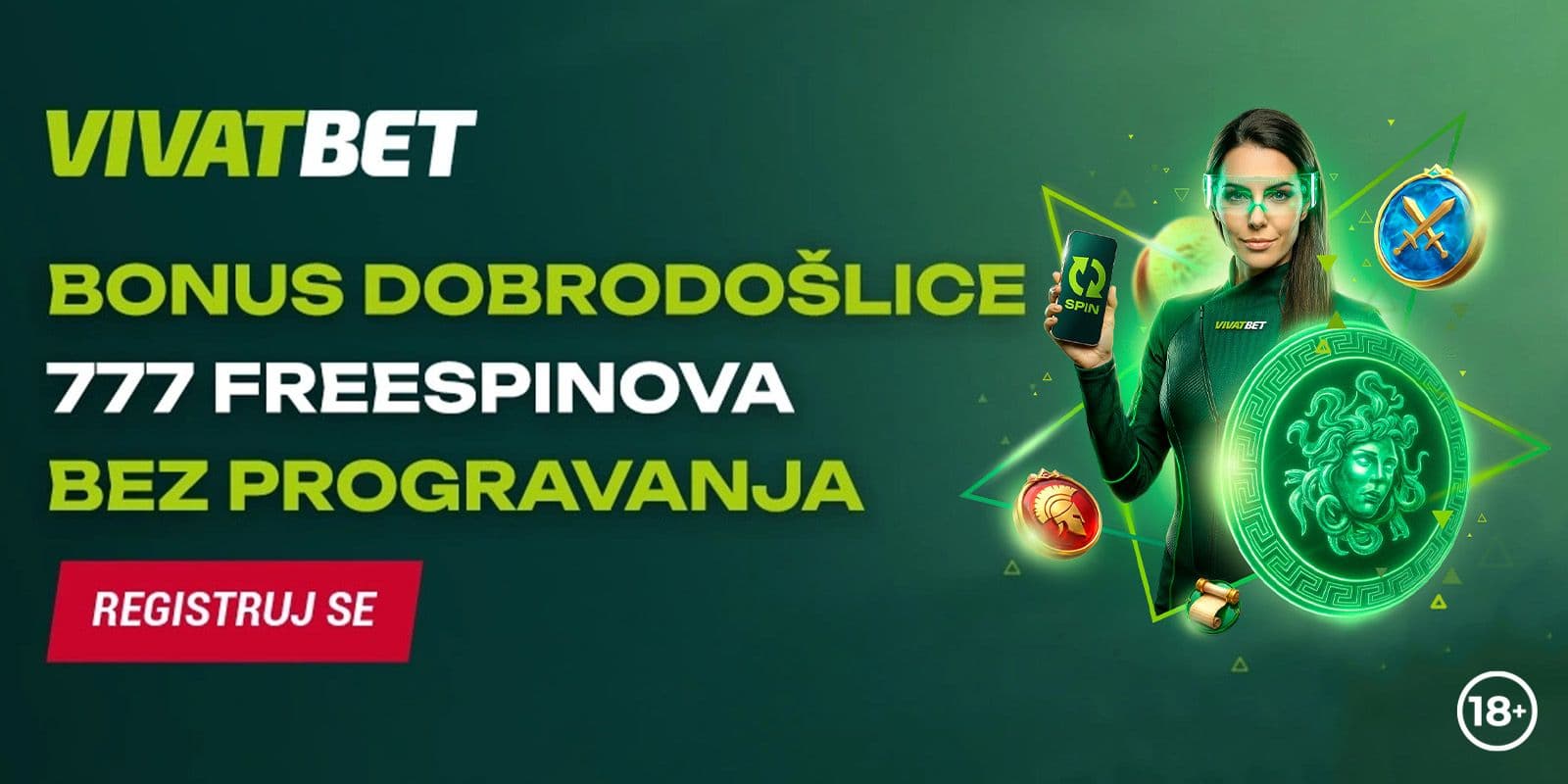 VivatBet Kazino Bonus Dobrodošlice