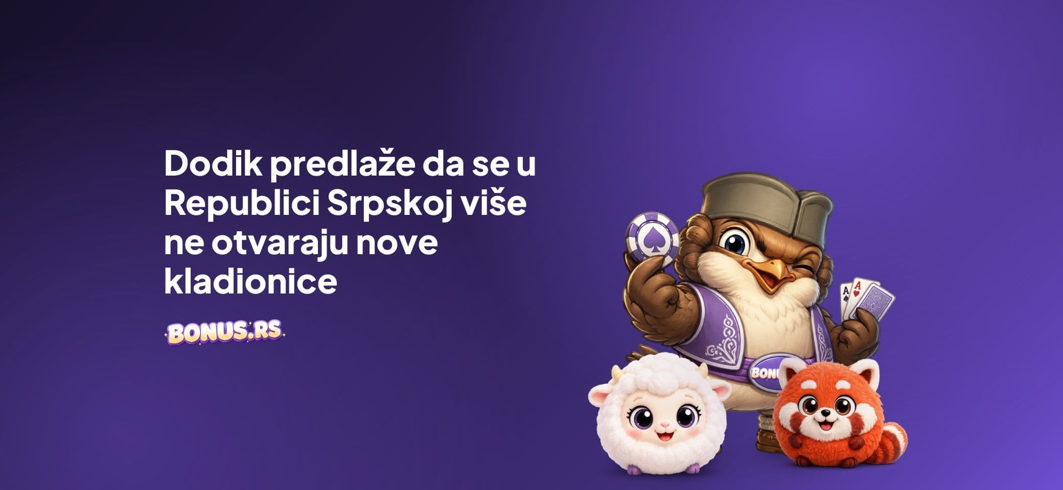 Dodik predlaže da se u Republici Srpskoj više ne otvaraju nove kladionice
